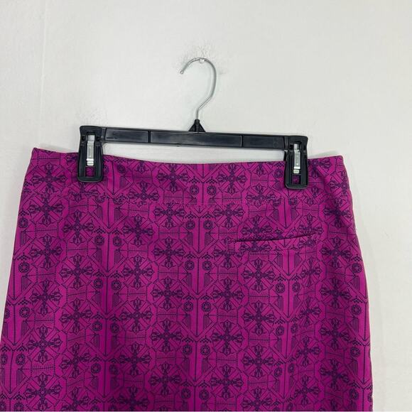 ANNIKA Cutter Buck Berry Purple Navy GOLF SKORT with Pockets Size 10 - Picture 8 of 11